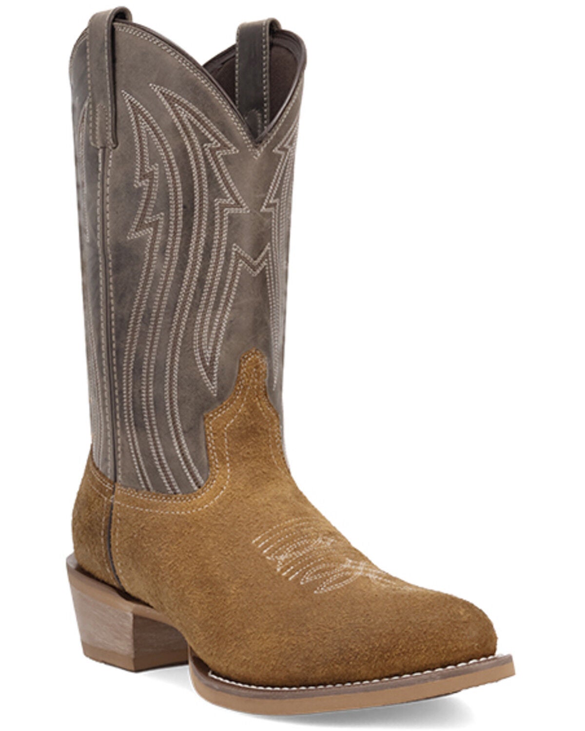 Laredo Men's Mav Roughout Performance Western Boots - Round Toe, Tan, hi-res