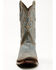 Image #4 - Corral Men's Suede Western Boots - Square Toe, Blue, hi-res