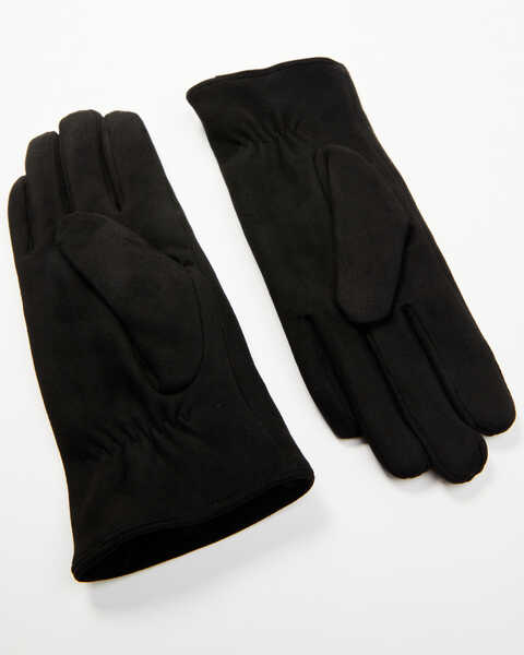 Image #3 - Idyllwind Women's Comet Black Microsuede Gloves, Black, hi-res