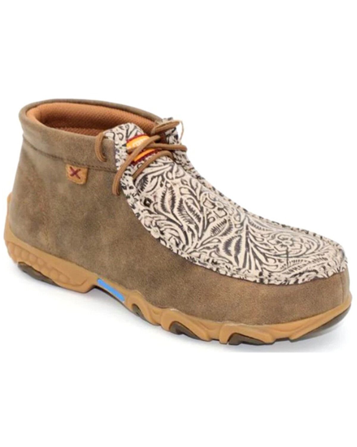 Image #1 - Twisted X Women's Chukka Driving Shoes - Nano Toe, Brown, hi-res