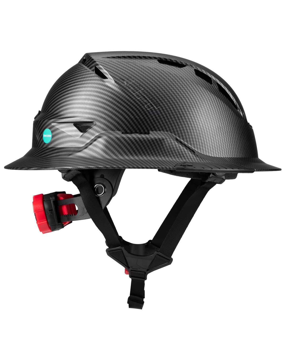 Image #3 - Lift Safety Radix Full Brim Vented Hard Hat, Black, hi-res