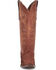Image #3 - Circle G Women's Exotic Pirarucu Western Boots - Snip Toe, Rust Copper, hi-res