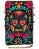 Mary Frances Women's Imagine Skull Floral Embroidered Bead Phone Crossbody Bag, Multi, hi-res