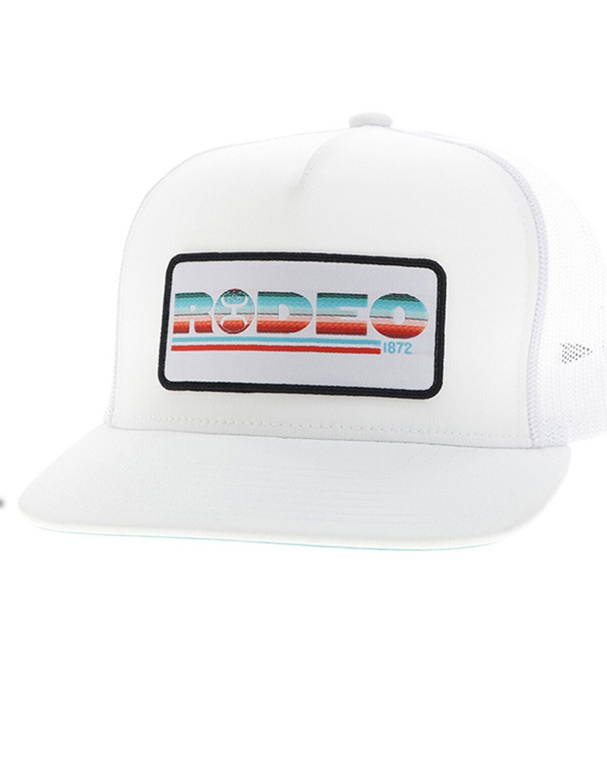 Hooey Kids' Rodeo Trucker Cap, White, hi-res
