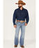 Cody James Men's Dodge City Light Wash Relaxed Boot Stretch Denim Jeans, Light Medium Wash, hi-res