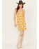 Show Me Your Mumu Women's Mellow Sun Sleeveless Mini Dress, Mustard, hi-res