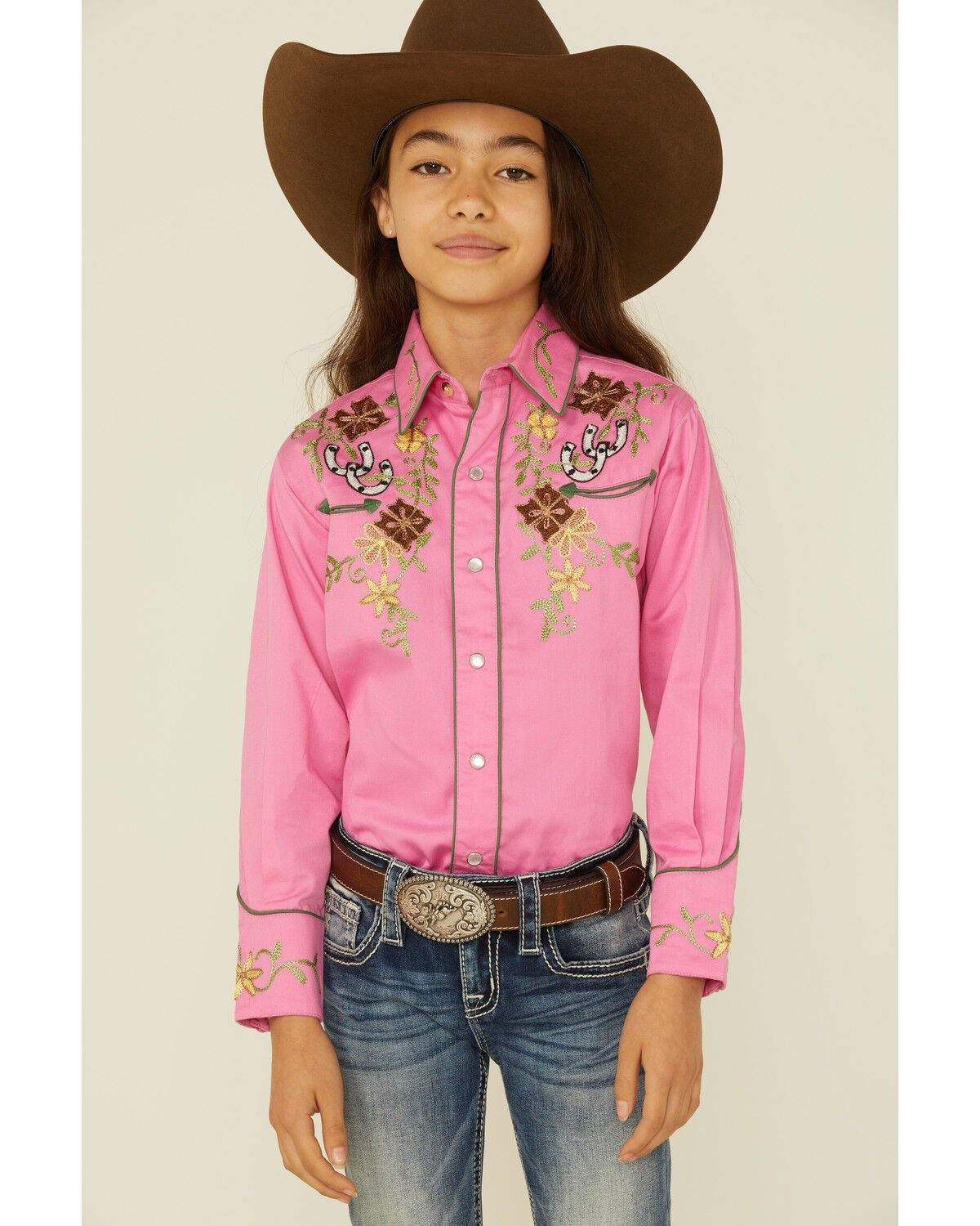 Rockmount Ranchwear Girls' Embroidered 