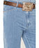 Image #2 - Wrangler Men's 13MWZ Tough Lite Medium Wash Cowboy Cut Straight Stretch Denim Jeans, Medium Wash, hi-res