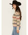 Image #2 - Pendleton Women's Striped Sweater, Oatmeal, hi-res