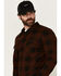Image #2 - Brothers and Sons Men's Kent Plaid Print Long Sleeve Button-Down Shirt, Wine, hi-res
