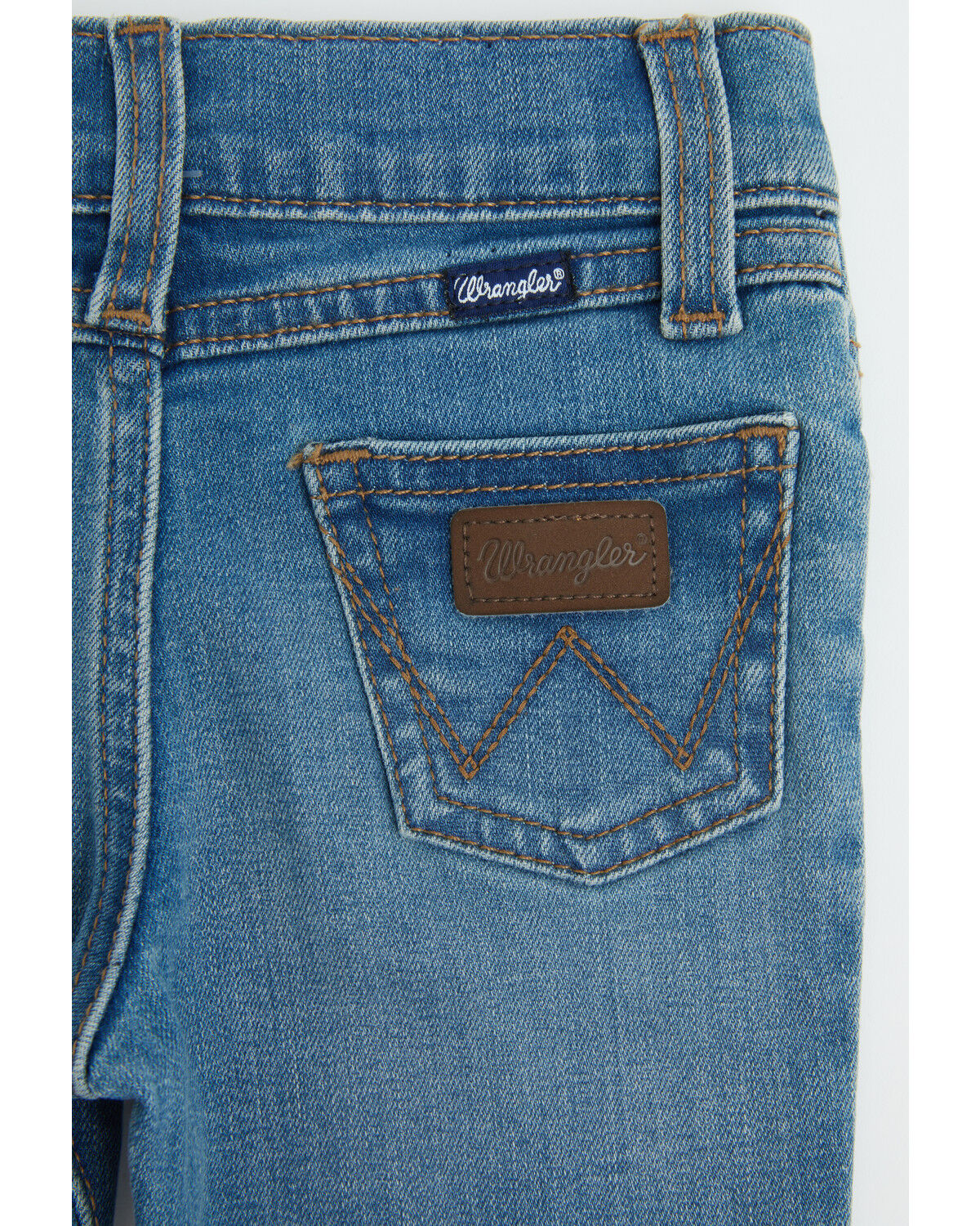 Image #4 - Wrangler Infant Boys' Light Wash Straight Stretch Denim Jeans, Light Wash, hi-res