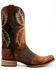 Image #2 - Corral Men's Embroidered Western Boots - Square Toe, Chocolate, hi-res