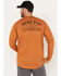 Image #3 - Ariat Men's Rebar Stretch Union City Long Sleeve Work T-Shirt, Beige, hi-res