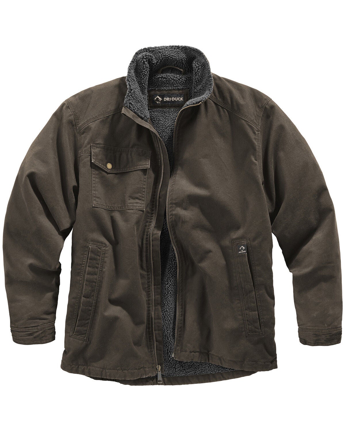 Dri Duck Men's Endeavor Jacket - Big and Tall, Brown, hi-res