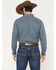 Image #4 - Cody James Men's Bourbon Geo Print Long Sleeve Button-Down Stretch Western Shirt - Tall, Navy, hi-res