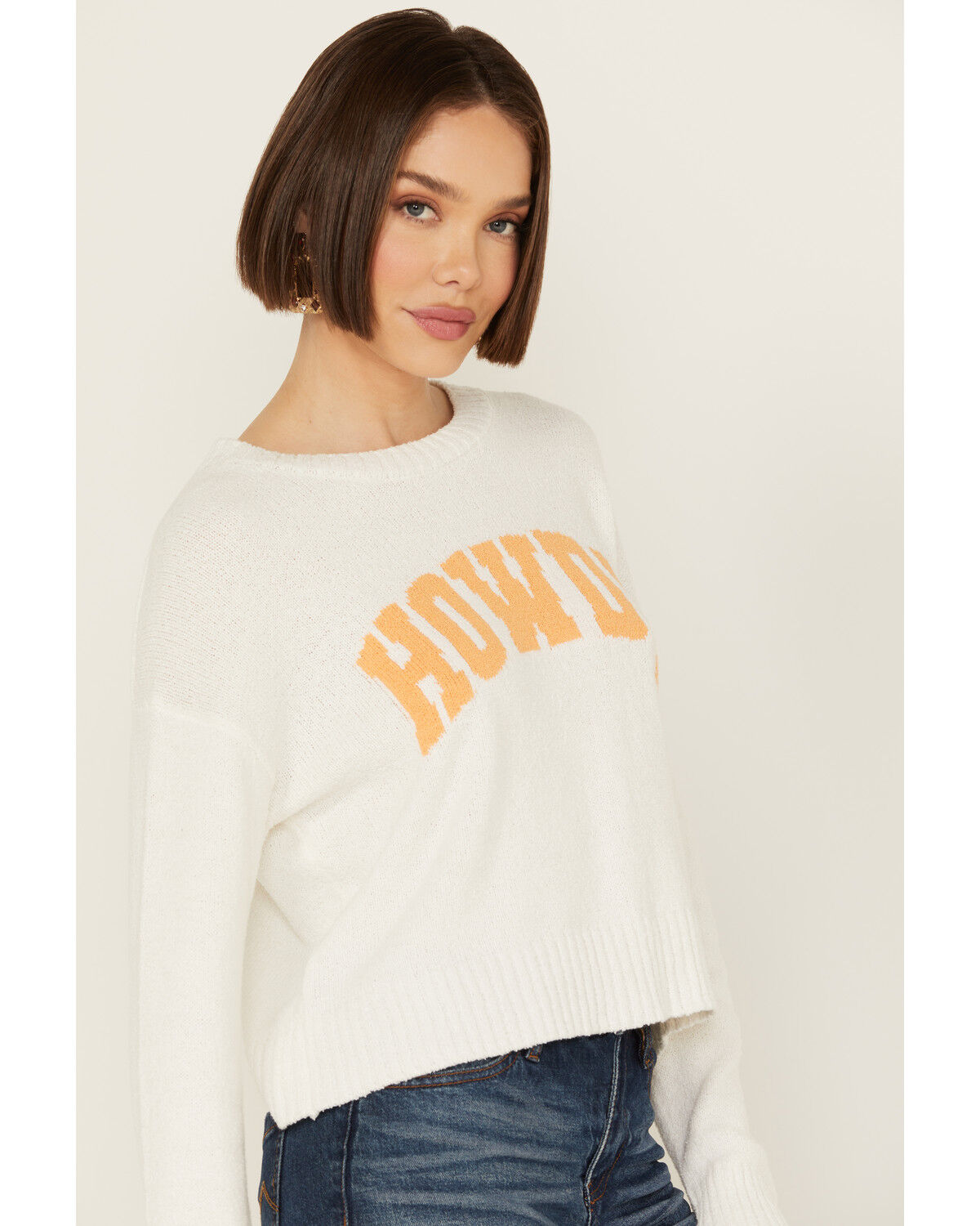 Image #2 - White Crow Women's Howdy Lightweight Sweater, White, hi-res