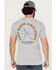 Image #1 - Troll Co Men's Knuckle Buster Short Sleeve Graphic T-Shirt, Heather Grey, hi-res