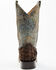 Image #5 - Cody James Men's Exotic Pirarucu Ocean Western Boots - Broad Square Toe , Dark Blue, hi-res