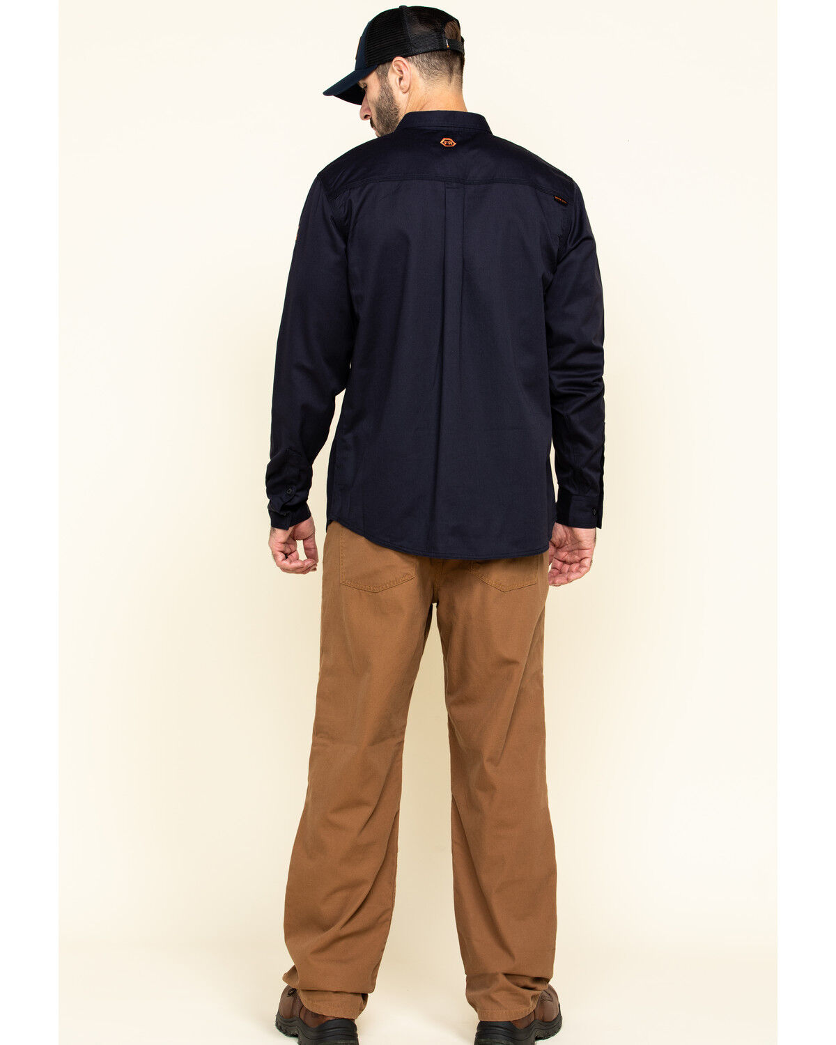 Image #5 - Hawx Men's FR Straight Work Pants, Brown, hi-res