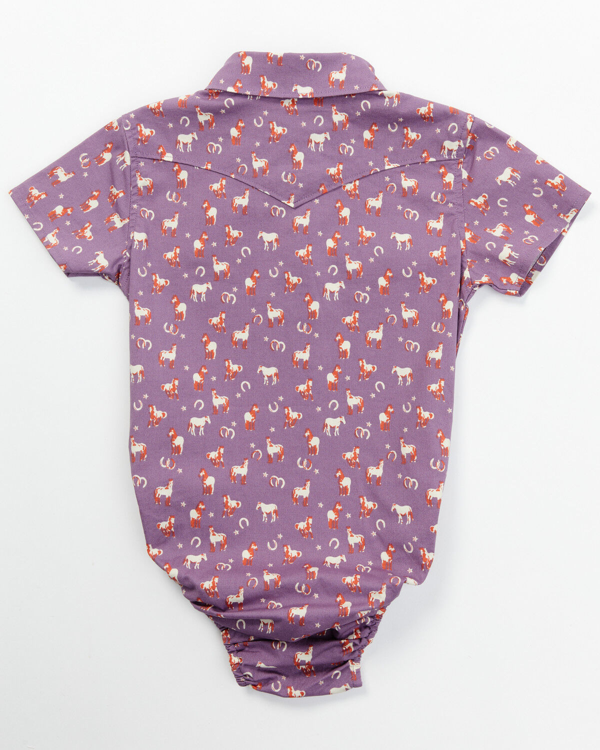 Image #3 - Shyanne Infant Girls' Printed Short Sleeve Onesie, Purple, hi-res