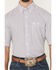 Image #3 - George Strait by Wrangler Men's Plaid Print Short Sleeve Button-Down Stretch Western Shirt - Big, Purple, hi-res