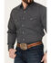 Ely Walker Men's Geo Print Long Sleeve Pearl Snap Western Shirt, Black, hi-res