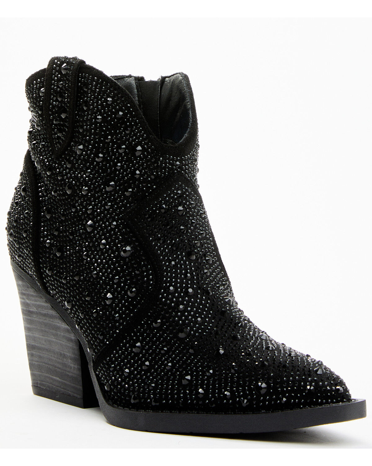 Image #1 - Very G Women's Austin Booties - Snip Toe, Black, hi-res