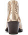 Image #3 - Ariat Women's Dixon Gold Buckle Western Booties - Snip Toe, Yellow, hi-res
