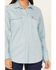 Image #3 - Ariat Women's FR Martlet Long Sleeve Snap Work Shirt , Turquoise, hi-res