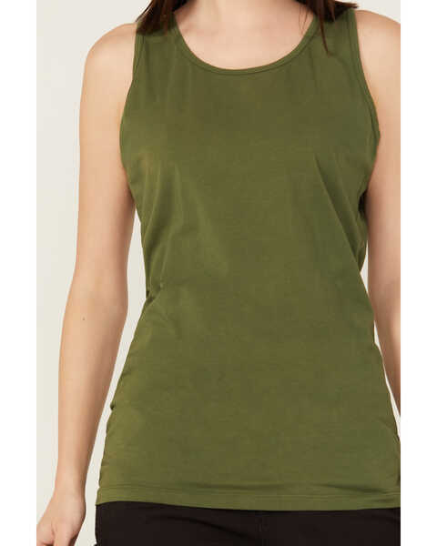Image #3 - Dovetail Workwear Women's Solid Tank , Green, hi-res