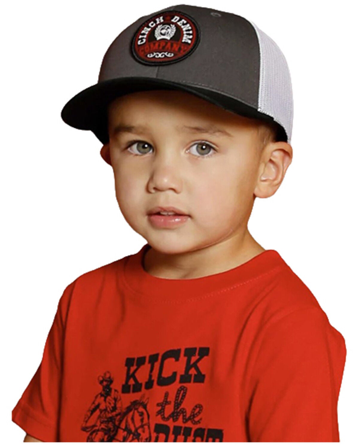 Cinch Men's Logo Ball Cap, Grey, hi-res