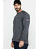 Image #3 - Ariat Men's FR Air Henley Long Sleeve Work Shirt, Charcoal, hi-res