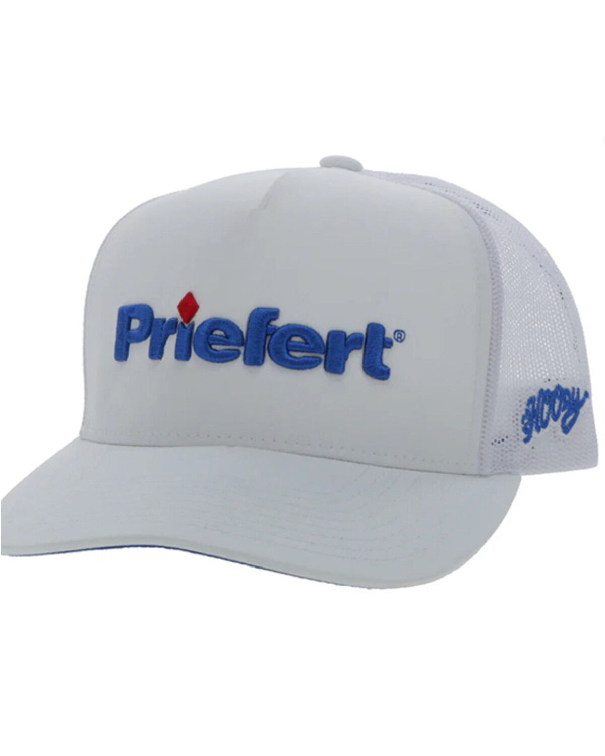 Image #1 - Hooey Men's Priefert Trucker Cap, White, hi-res