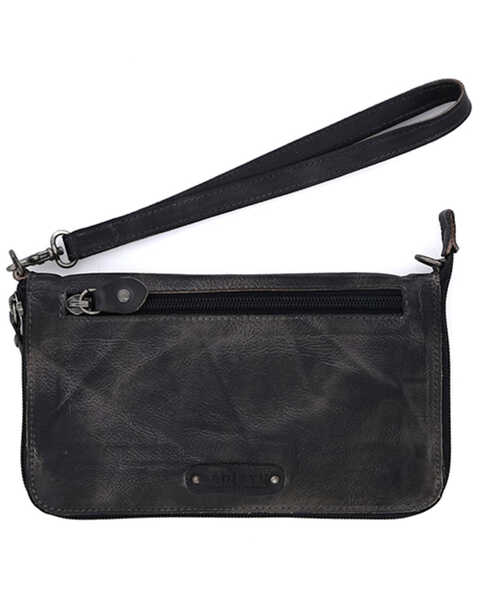 Image #2 - Bed Stu Women's Templeton II Wallet Wristlet Crossbody Bag , Black, hi-res