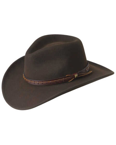 Wind River by Bailey Men's Firehole Brown Western Hat, Brown, hi-res