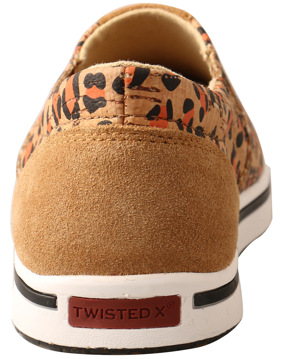 Image #4 - Twisted X Girls' Leopard Print Casual Shoes - Moc Toe, Tan, hi-res
