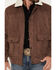 Image #3 - Cody James Men's Edward Faux Suede Snap Sherpa Bomber Jacket, Dark Brown, hi-res