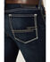Image #4 - Ariat Men's M8 Dark Wash Nightingale Antelope Modern Slim Stretch Denim Jeans, Dark Wash, hi-res