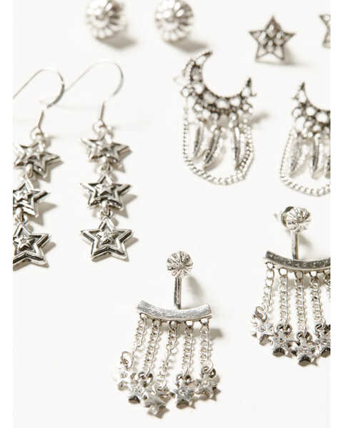 Image #3 - Idyllwind Women's 5-piece Silver Fleetwood Earrings Set , Silver, hi-res