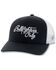 Image #1 - Hooey Men's Bull Fighters Only Embroidered Trucker Cap, Black, hi-res
