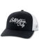 Image #1 - Hooey Men's Bull Fighters Only Embroidered Trucker Cap , Black, hi-res