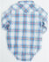 Image #3 - Wrangler Infant Boys' Plaid Print Long Sleeve Snap Western Onesie, Blue, hi-res