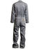 Image #2 - Lapco Men's FR Light Weight Deluxe Long Sleeve  Coveralls - Big & Tall, Grey, hi-res