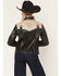 Image #4 - Scully Women's Floral Embellished Leather Jacket, Black, hi-res