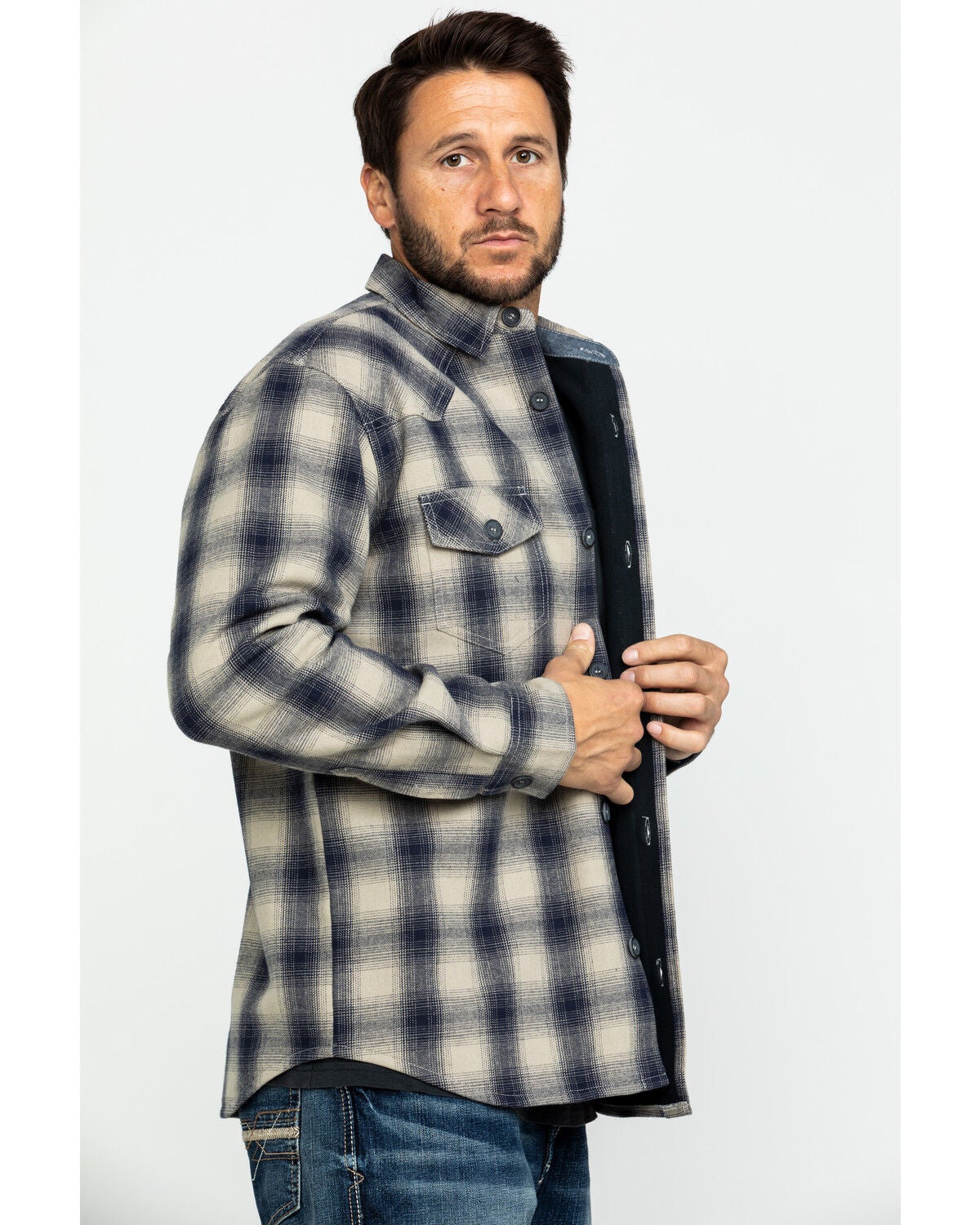 Cody james flannel jacket Clearance