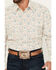 Image #3 - Rough Stock by Panhandle Men's Steer Head Print Long Sleeve Pearl Snap Western Shirt, Natural, hi-res