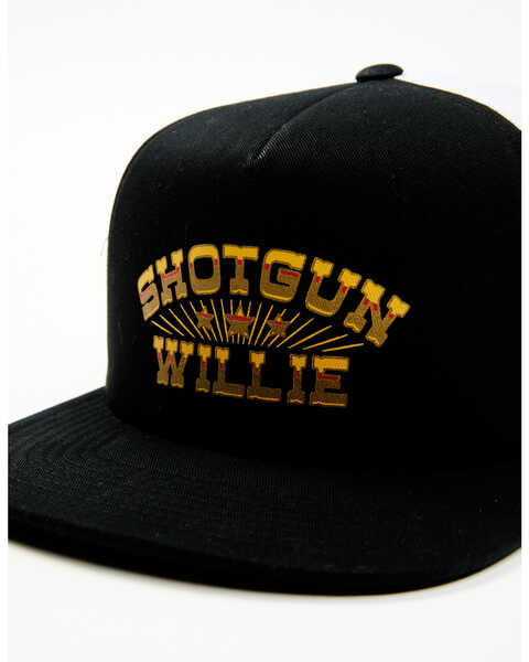 Image #2 - Brixton x Willie Nelson Men's Shotgun Willie Ball Cap, Black, hi-res