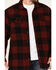 Image #3 - North River Men's Heavyweight Fleece Lined Flannel Shirt, Red, hi-res