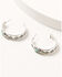 Image #3 - Shyanne Women's Heart Hoop Earring Set - 3 Piece, Silver, hi-res
