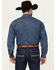 Image #4 - Stetson Men's Denim Long Sleeve Snap Western Shirt, Denim, hi-res